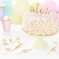 Preview: Cake Topper - Alphabet / a - z / GOLD